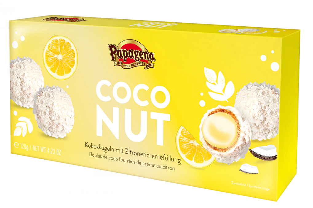 PAPAGENA WAFFERBALLS LEMON 120G